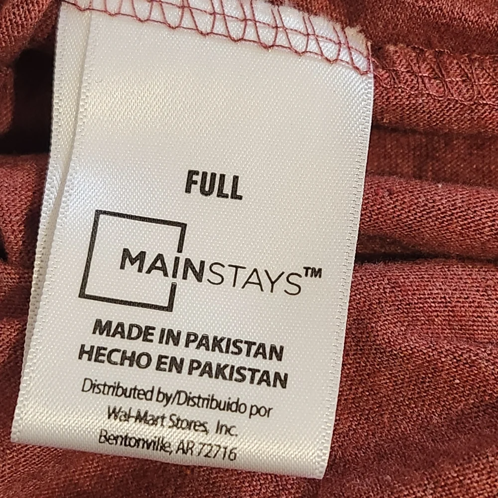 Red Sedona Full Sheet Set, warm T Shirt material - Picture 3 of 5